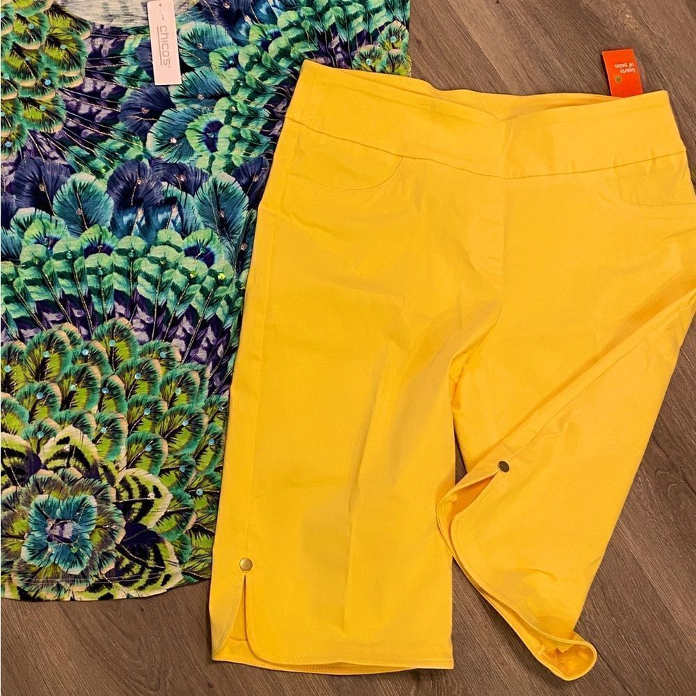 HEARTS OF PALM TROPIC OF INTEREST CAPRIS DAFODIL YELLOW 12 NWT